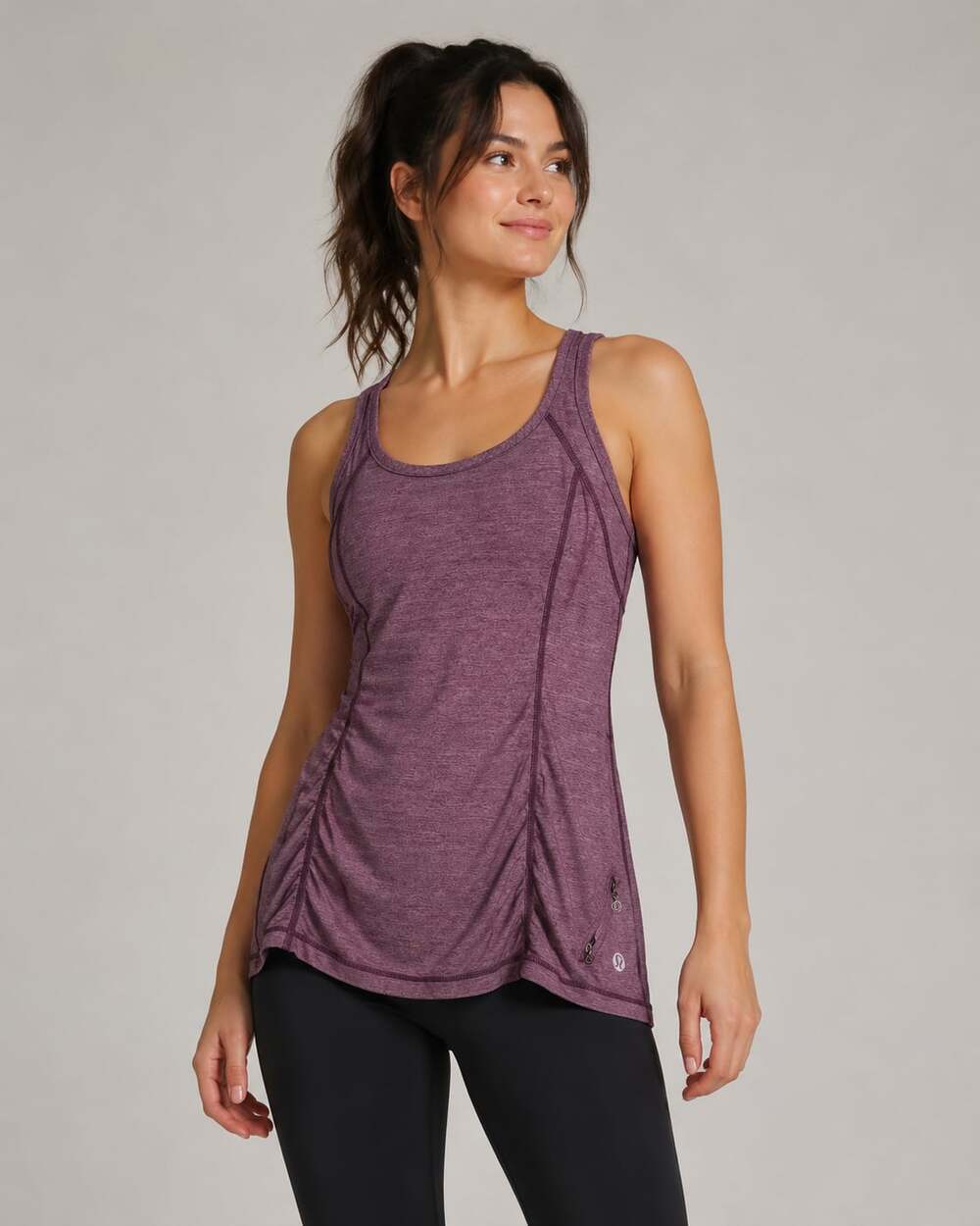 Lululemon Heathered Purple Athletic Tank Top 6.